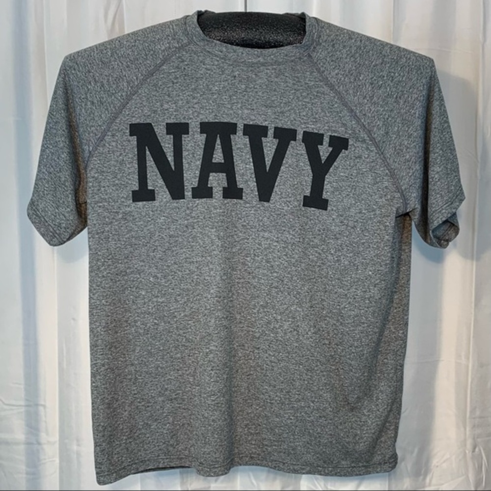 Elite “NAVY” dark grey shirt sleeve tee shirt.